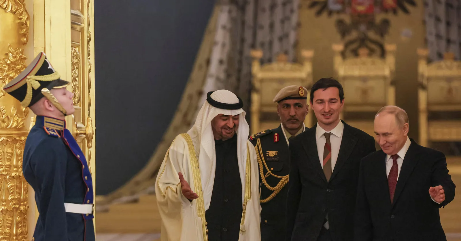 Putin asks UAE leader to discuss Iran tensions during Kremlin talks