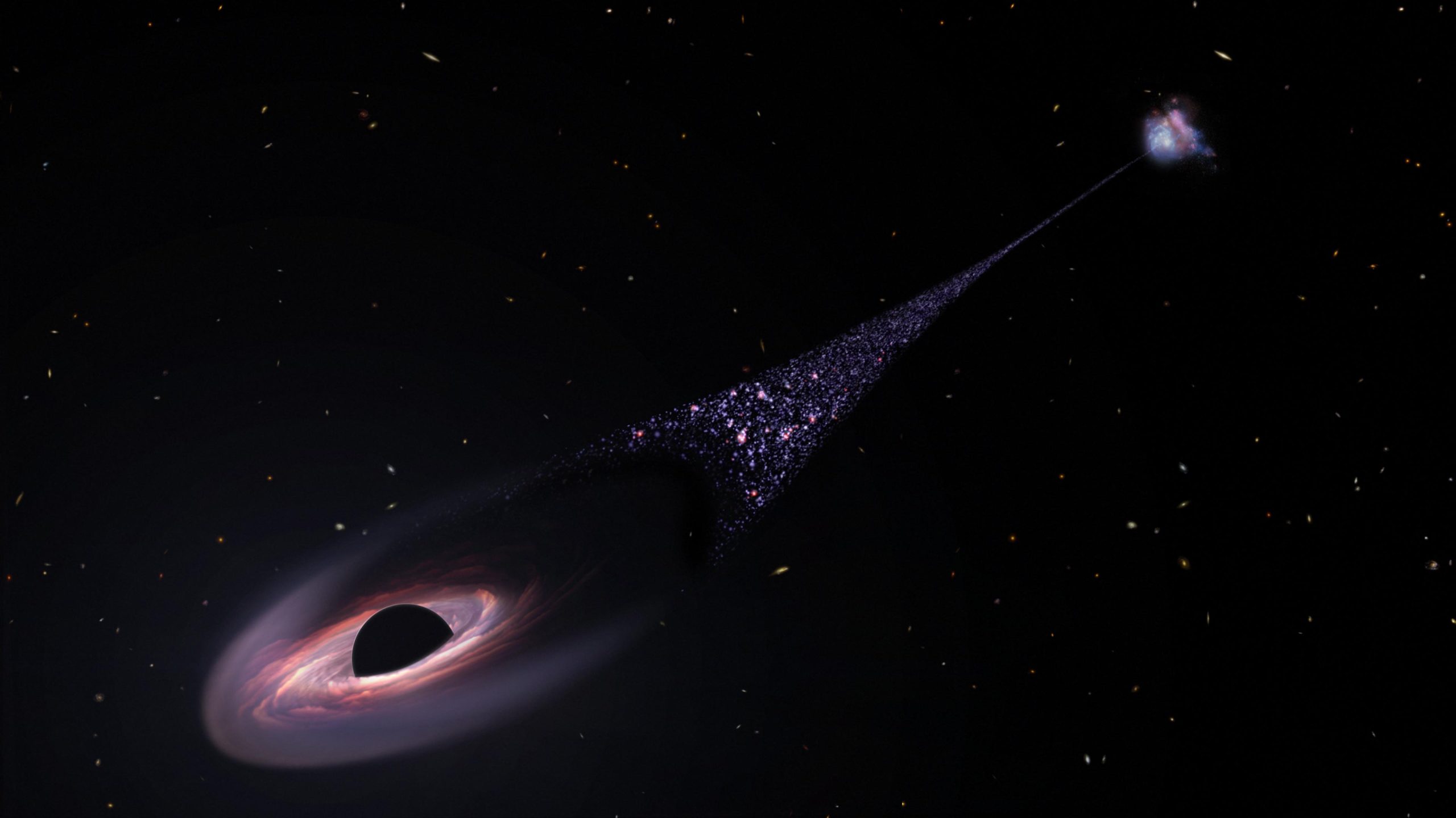 Astronomers Solve Mystery of Runaway Supermassive Black Hole.