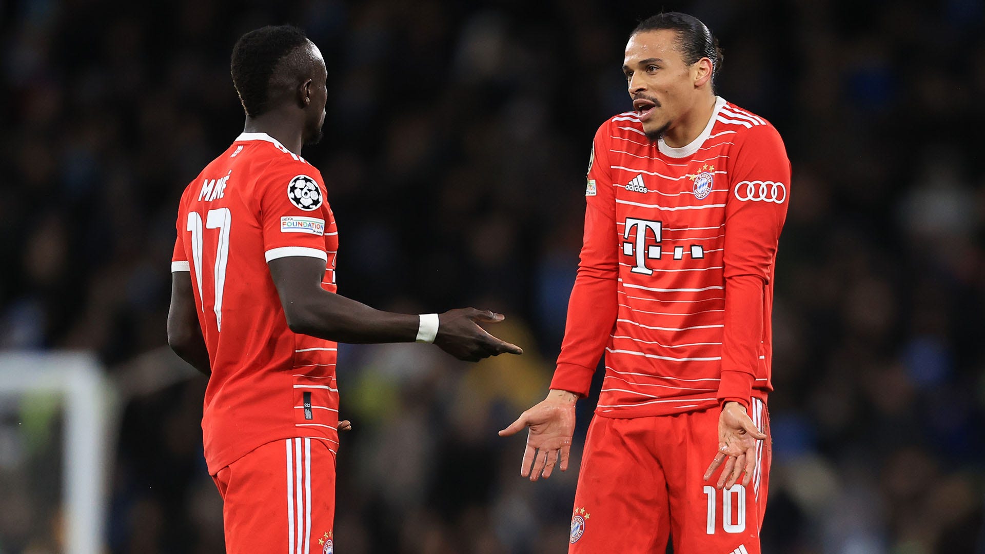 Bayern Munich weigh selling Sadio Mane after altercation with Leroy Sane.