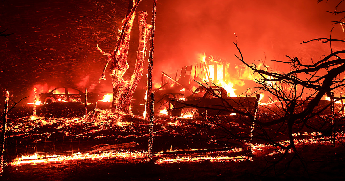 Featured image for California Wildfire Rages, Destroys Homes and Forces Evacuations