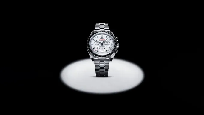 Featured image for "Omega's Latest: The 2024 Speedmaster Moonwatch with White Lacquered Dial"