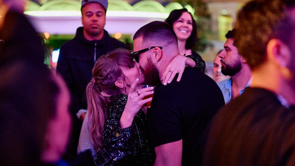 Featured image for "Taylor Swift and Travis Kelce's Super Bowl Romance: From Honeymoon Phase to Vegas Chicken Fingers"