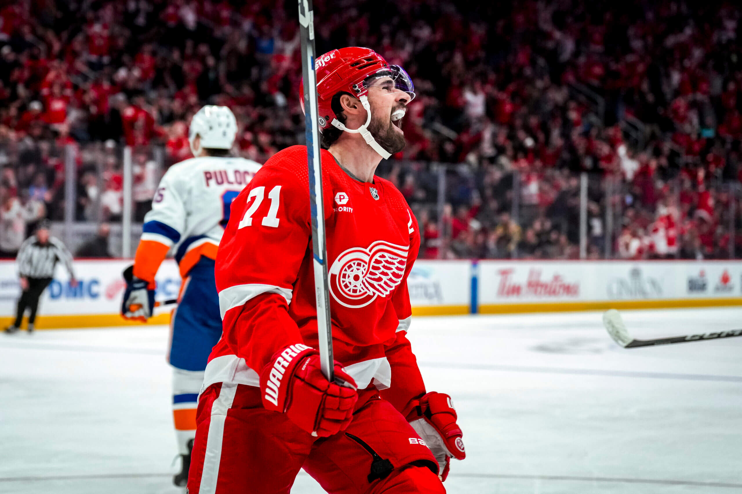 Featured image for "Dylan Larkin's Return Ignites Red Wings' Winning Streak"