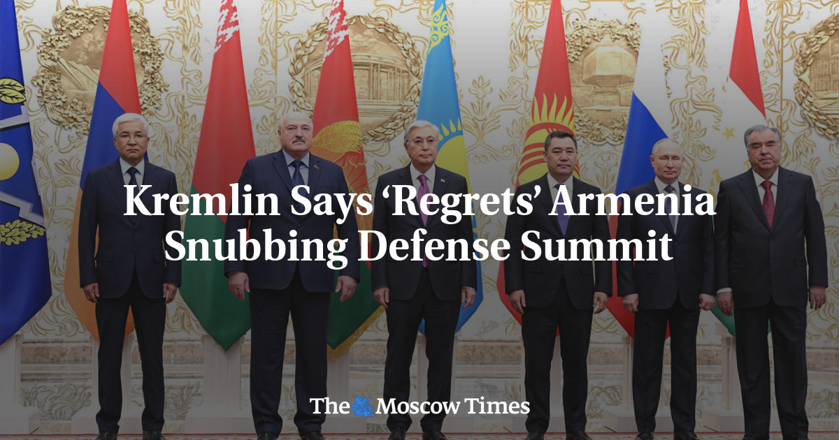 Armenia's Defense Summit Snub Regretted by Kremlin