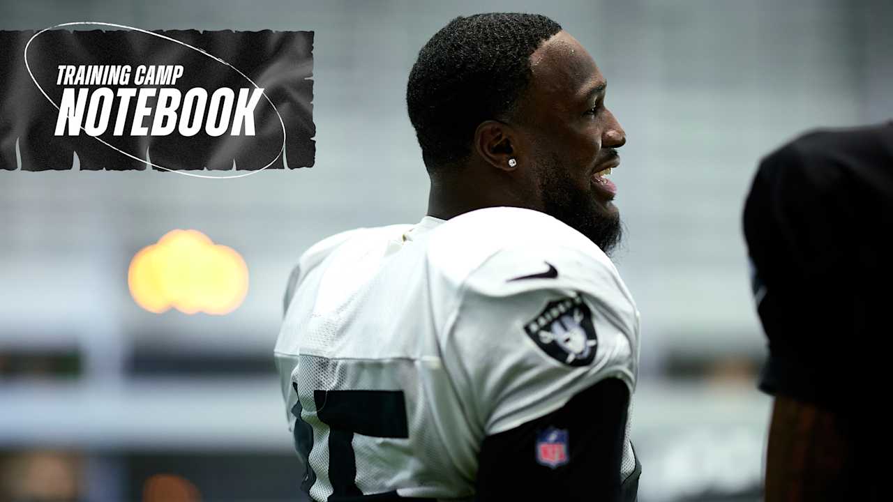Featured image for Raiders Training Camp Highlights: White, Defense, and Youth Movement