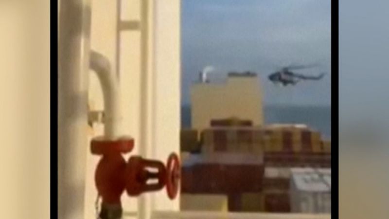 "Iran Seizes Israeli-Linked Cargo Ship in Video Before Attack"