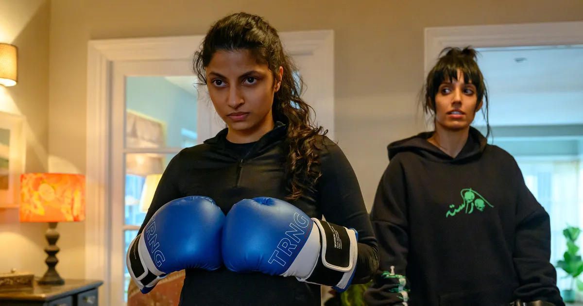 Featured image for 'Polite Society': A Unique and Fierce Portrayal of Sisterhood and Friendship.