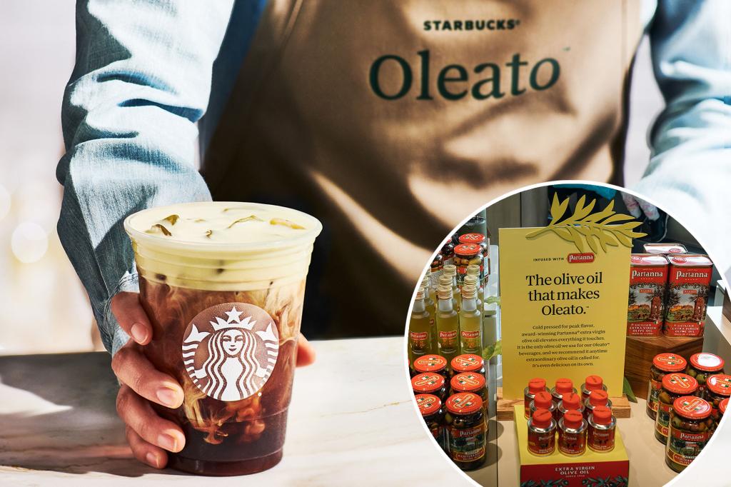 "Starbucks Launches Nationwide with Olive Oil-Infused Beverages"
