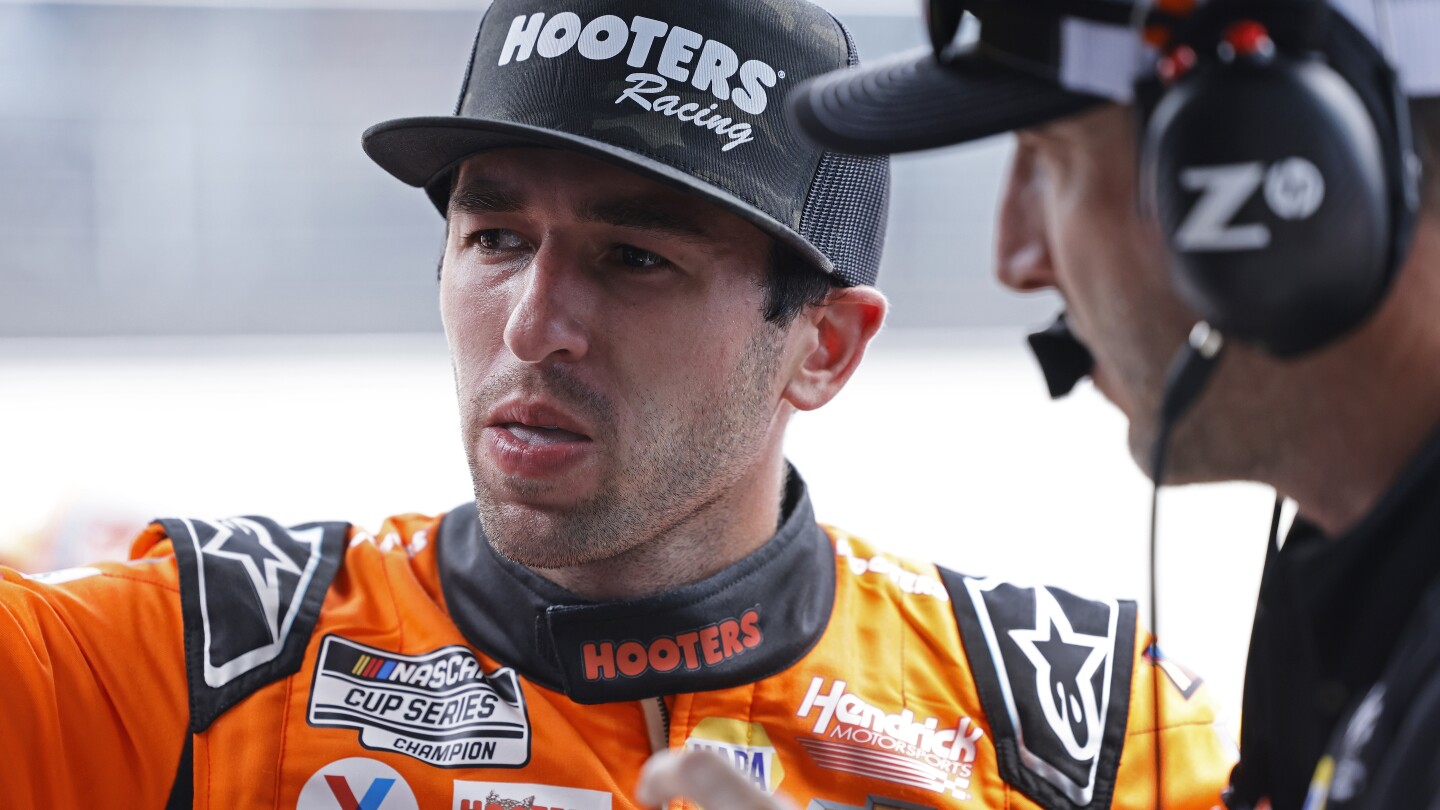 Featured image for "Denny Hamlin Takes Pole Position in Thrilling Chicago Street Race Cup"