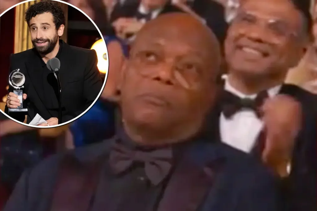 Samuel L. Jackson's Memorable Reaction to Tony Awards Loss Goes Viral