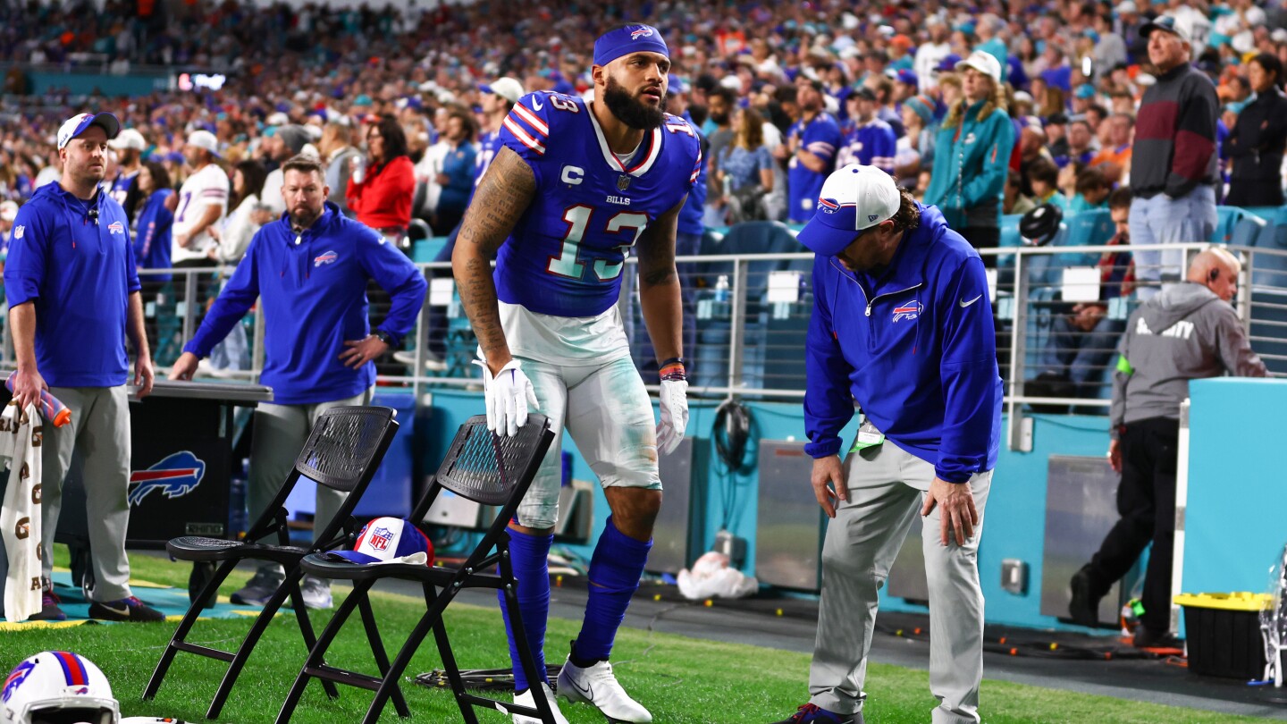 "Bills' Gabe Davis Injury Update: PCL Sprain and Potential Sunday Return"