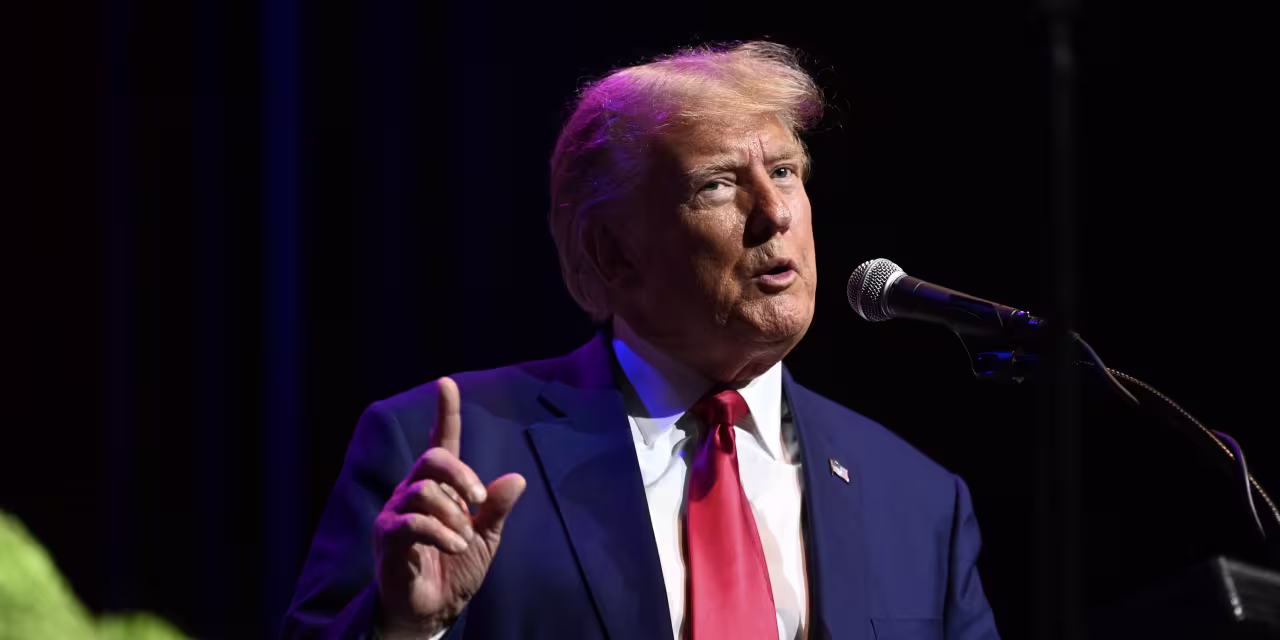 "Trump Claims Credit for Stock Market Boom Despite Biden's Presidency"