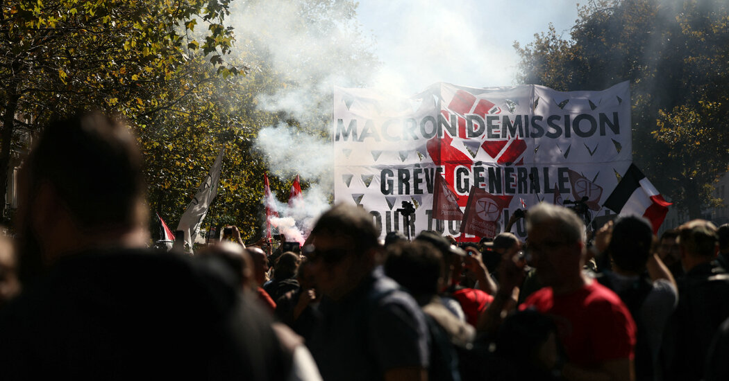 French Protesters Demand Tax on the Rich Amid Political Tensions