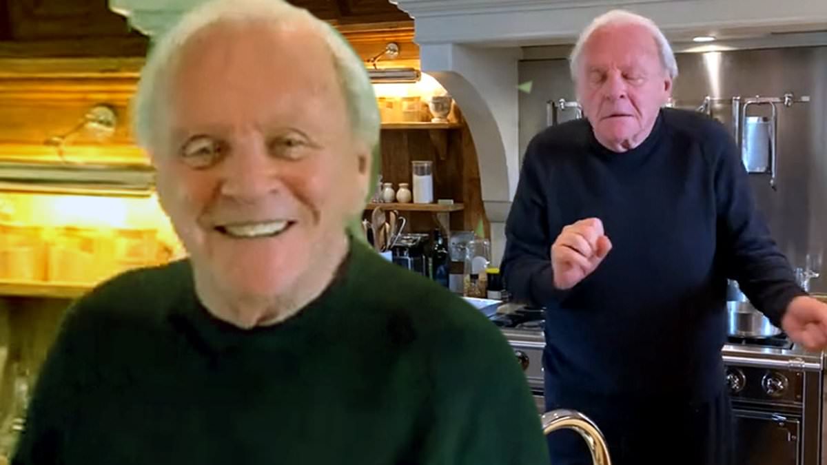 Featured image for Anthony Hopkins, 85, Grooves in the Kitchen with Italian Cuisine