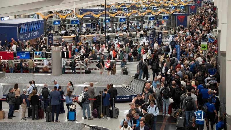 ICE deploys to airports as TSA wait times spike amid DHS funding standoff