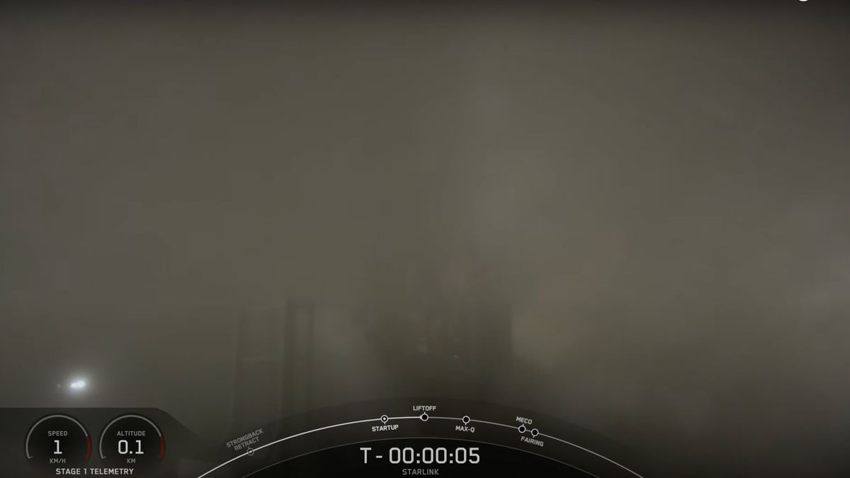 "SpaceX's Last-Minute Abort: Starlink Satellite Launch Scrapped with 5 Seconds to Go"