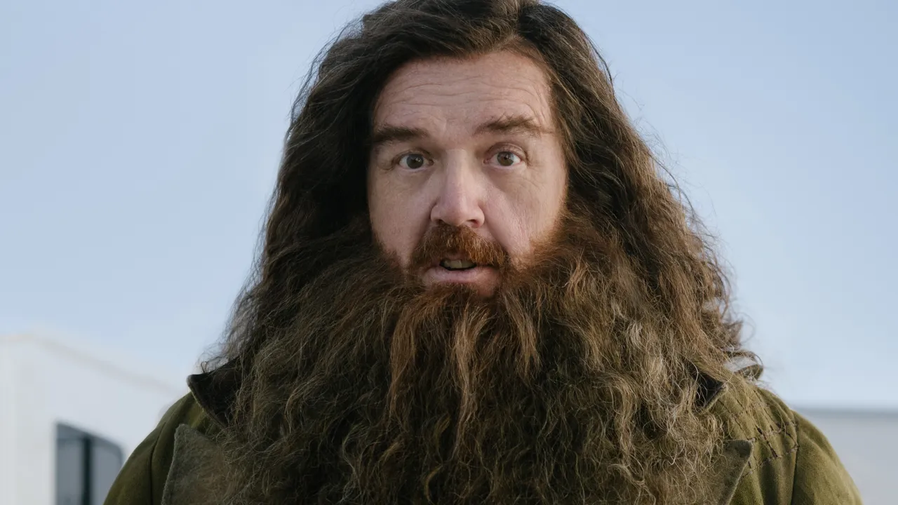 Featured image for Nick Frost Debuts as Hagrid in HBO's New Harry Potter Series
