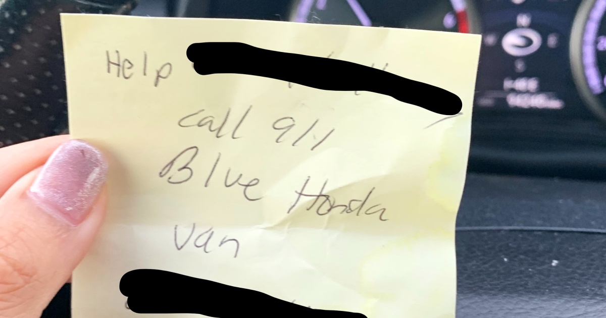 Kidnapped Woman Rescued by Note at Gas Station