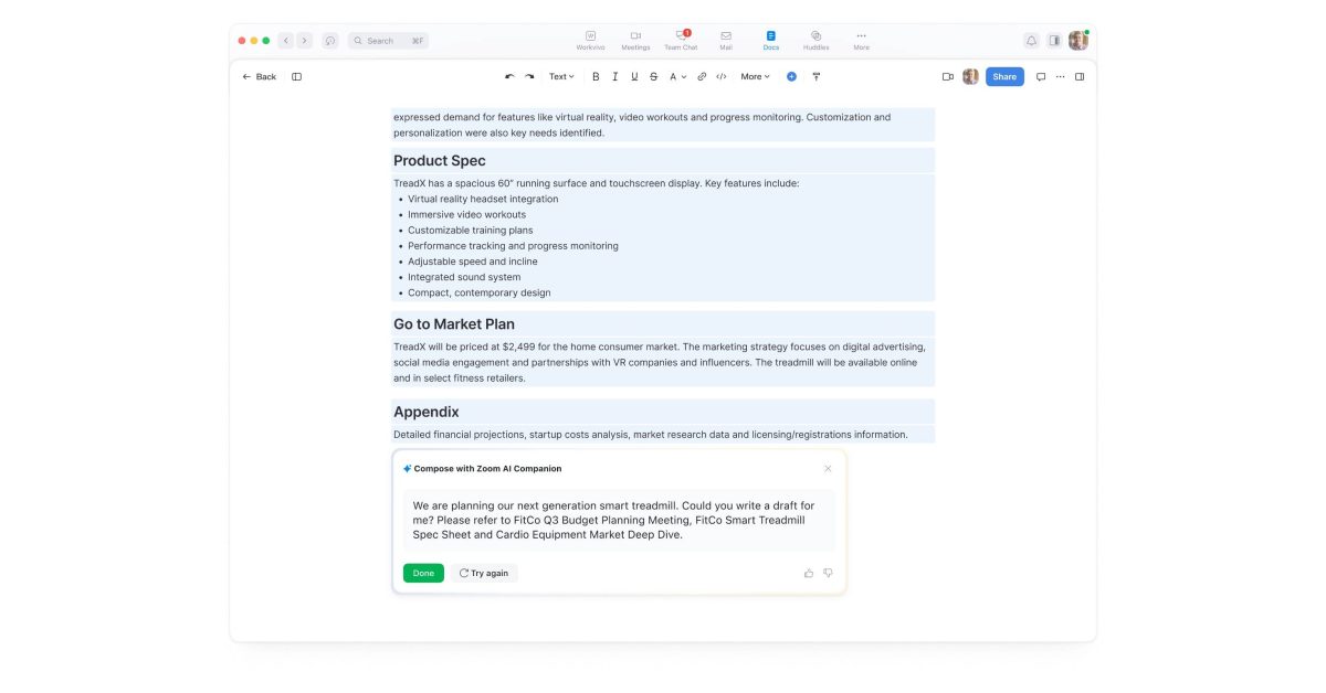 Featured image for "Zoom Docs: The Future of Collaborative Work and Office Productivity"