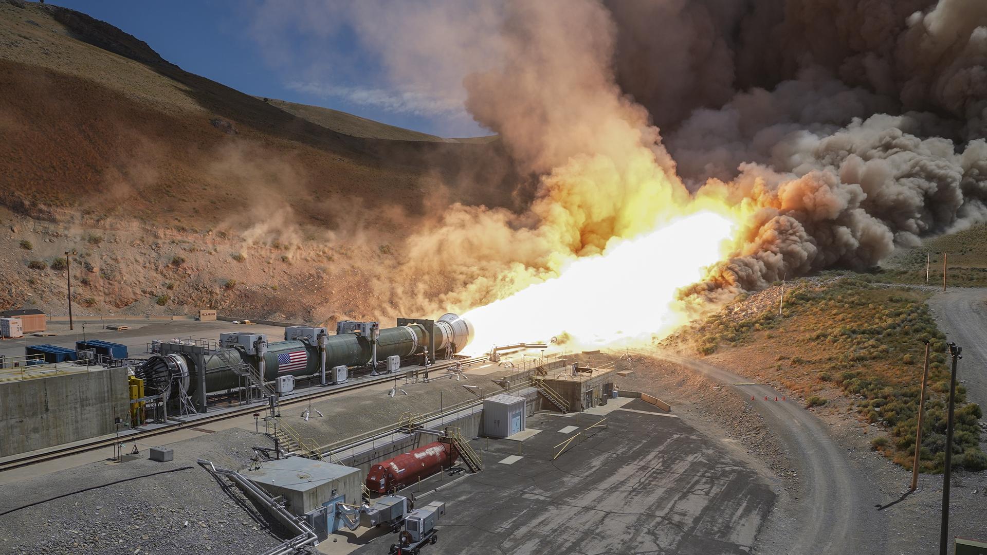 Featured image for NASA SLS Rocket Booster Fires Up on July 10, 2025