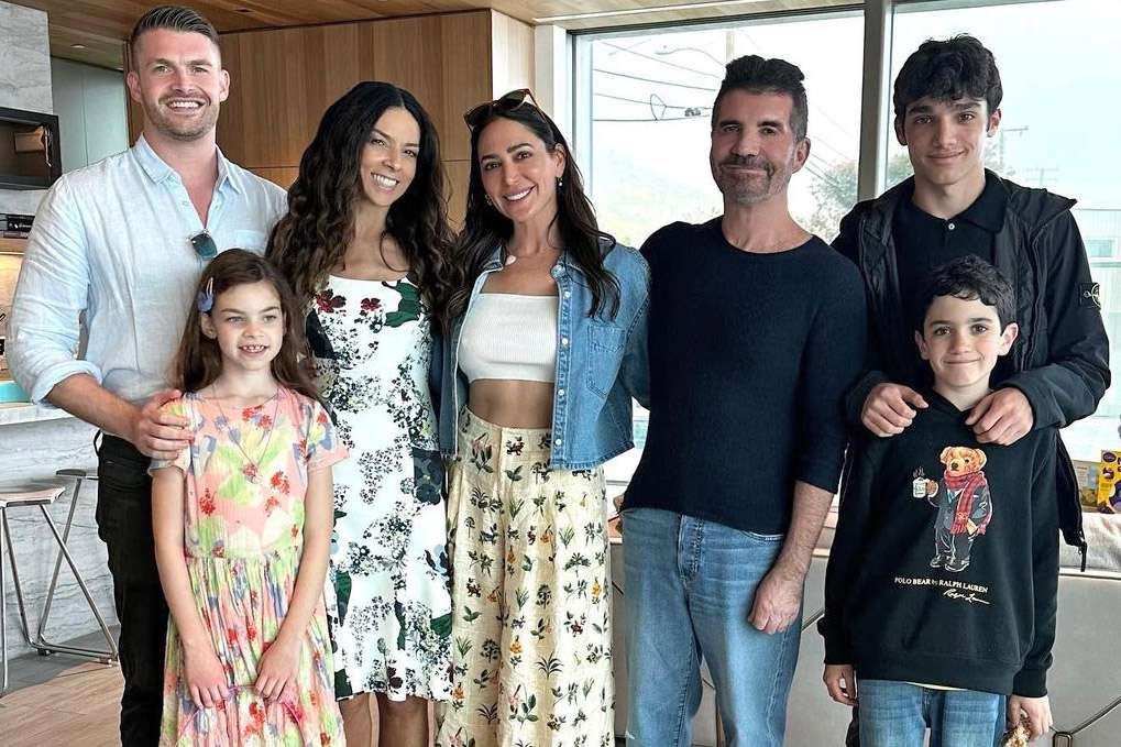 Simon Cowell's Easter Family Reunion with Fiancée, Ex and Kids.