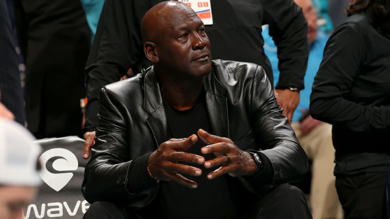 Featured image for Michael Jordan considering sale of majority stake in Charlotte Hornets.