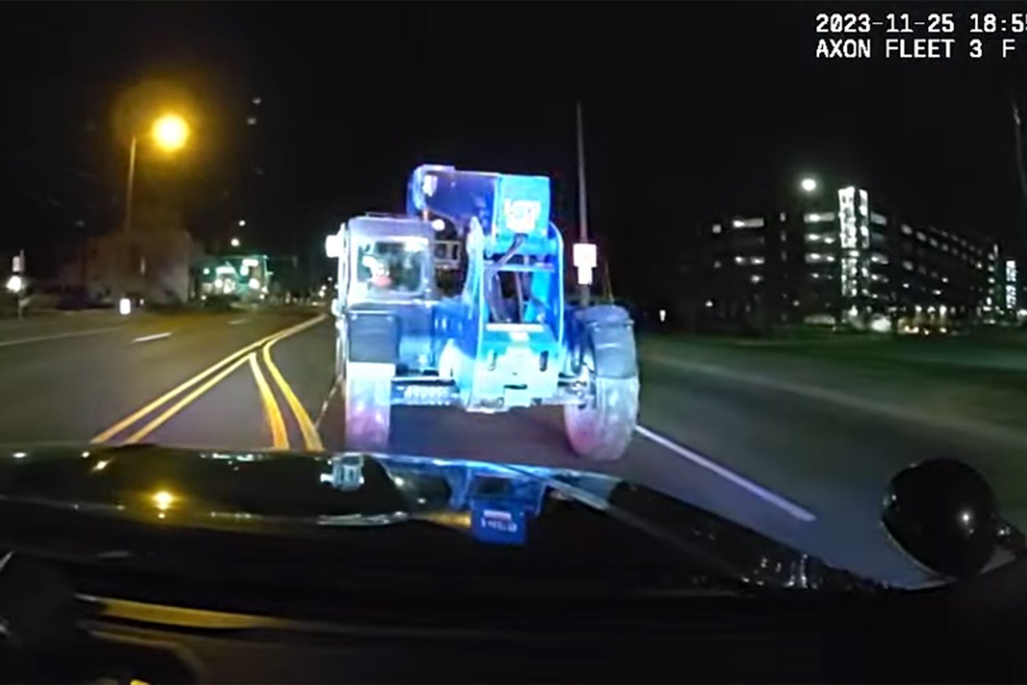 Featured image for 12-Year-Old Boy's Hour-Long Stolen Forklift Chase Shocks Michigan Police