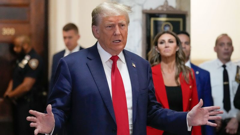 "Trump's Fiery Words Ignite the Courthouse"