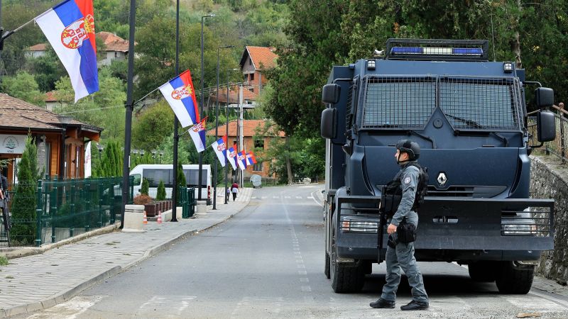 "Escalating Tensions: US Raises Alarm over Serbian Troop Build-up on Kosovo Border"