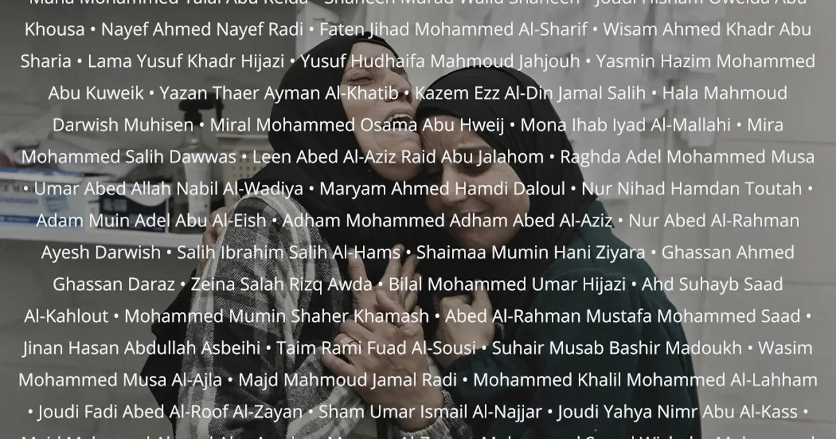 Decoding Gaza's 70,000-Name Toll: Method, Controversy, and Human Cost