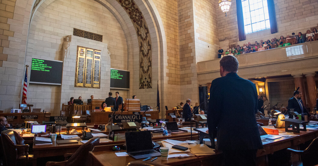 Featured image for Nebraska poised to pass controversial bill restricting abortion and transgender care for minors.