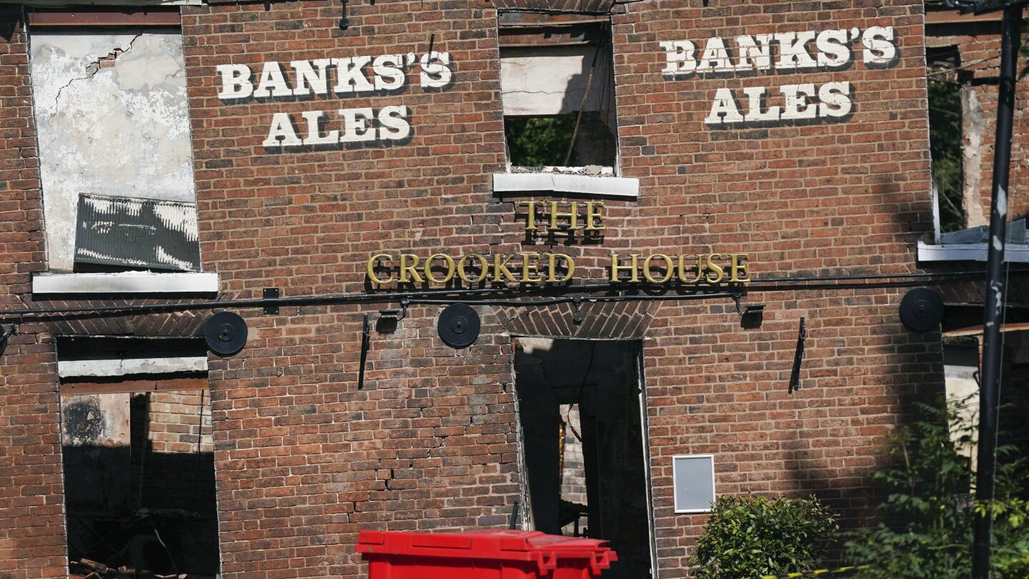 Featured image for Outraged English villagers demand restoration of beloved Crooked House pub