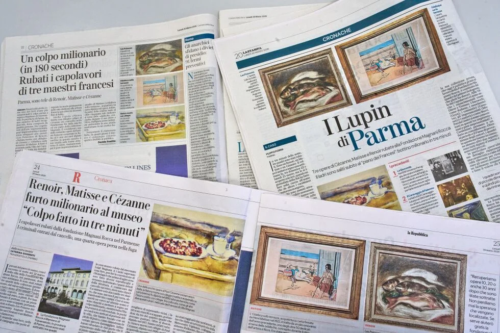 Brazen theft hits Italian gallery: Renoir, Cézanne, and Matisse stolen