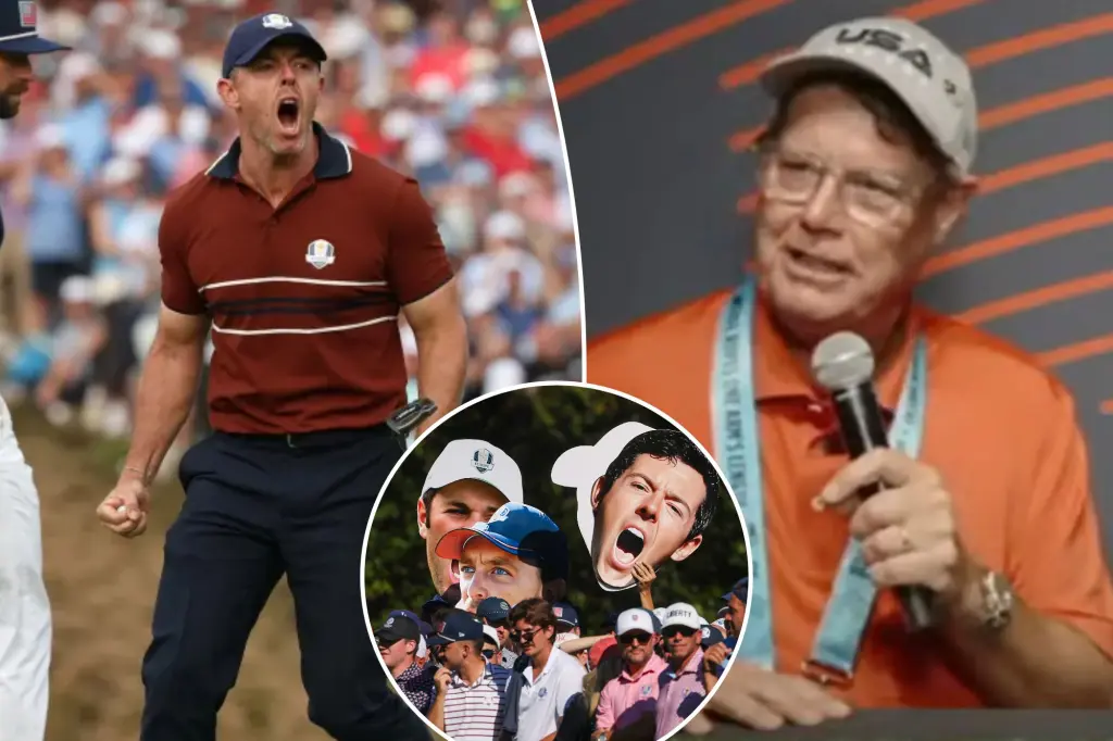Featured image for Ex-Ryder Cup Captain Criticizes Rory McIlroy Over Bethpage Fan Treatment