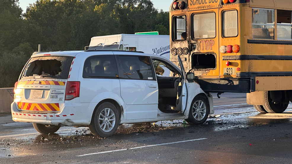 Featured image for Multiple Vehicle Crash Involving School Bus Results in Injuries and Heroic Rescue