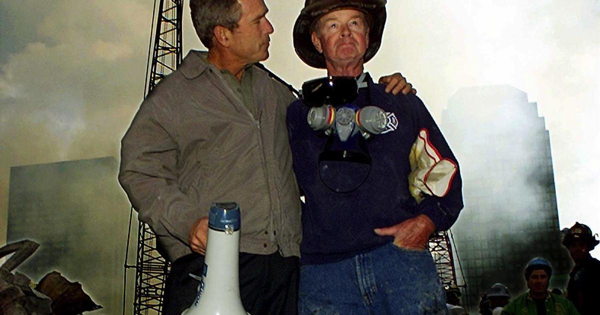 Featured image for "Iconic 9/11 Firefighter Bob Beckwith, Known for Photo with President Bush, Dies at 91"