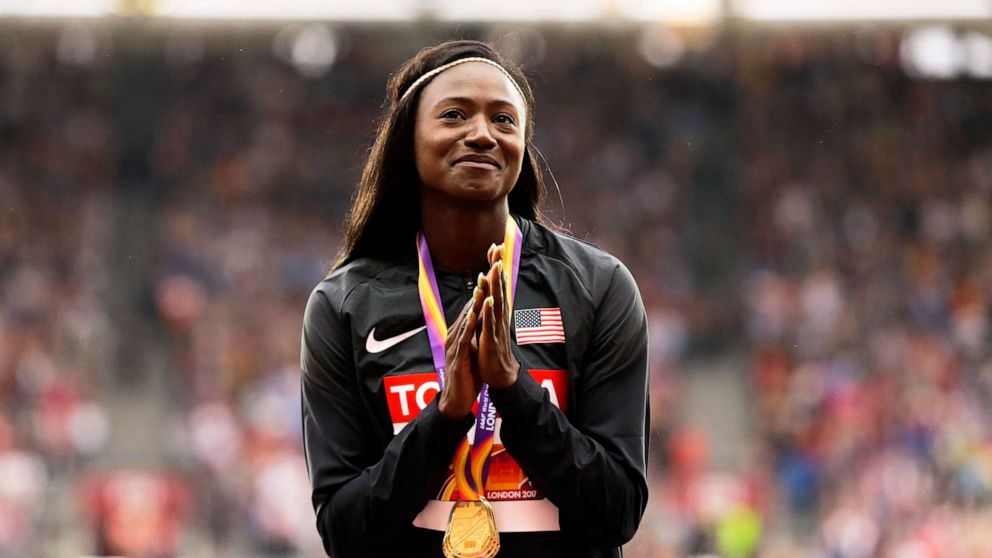 Featured image for Black Olympian dies from pregnancy complication.
