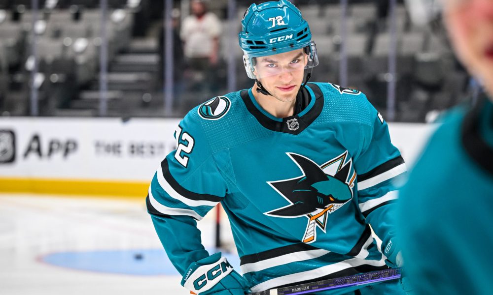 Featured image for Sharks send top prospect Eklund down to Barracuda.