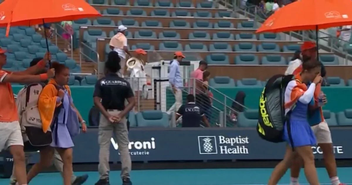 Rain forces Miami Open finals to be shuffled on final day