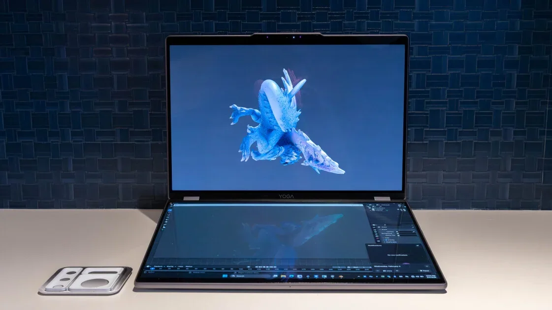 Lenovo Unveils Glasses-Free Yoga Book Pro 3D Concept for Creators