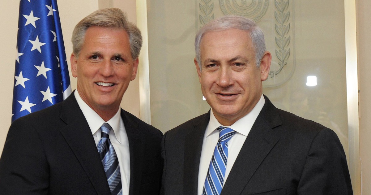 Featured image for McCarthy's Israel Trip Sparks Controversy Over Biden-Netanyahu Relations.