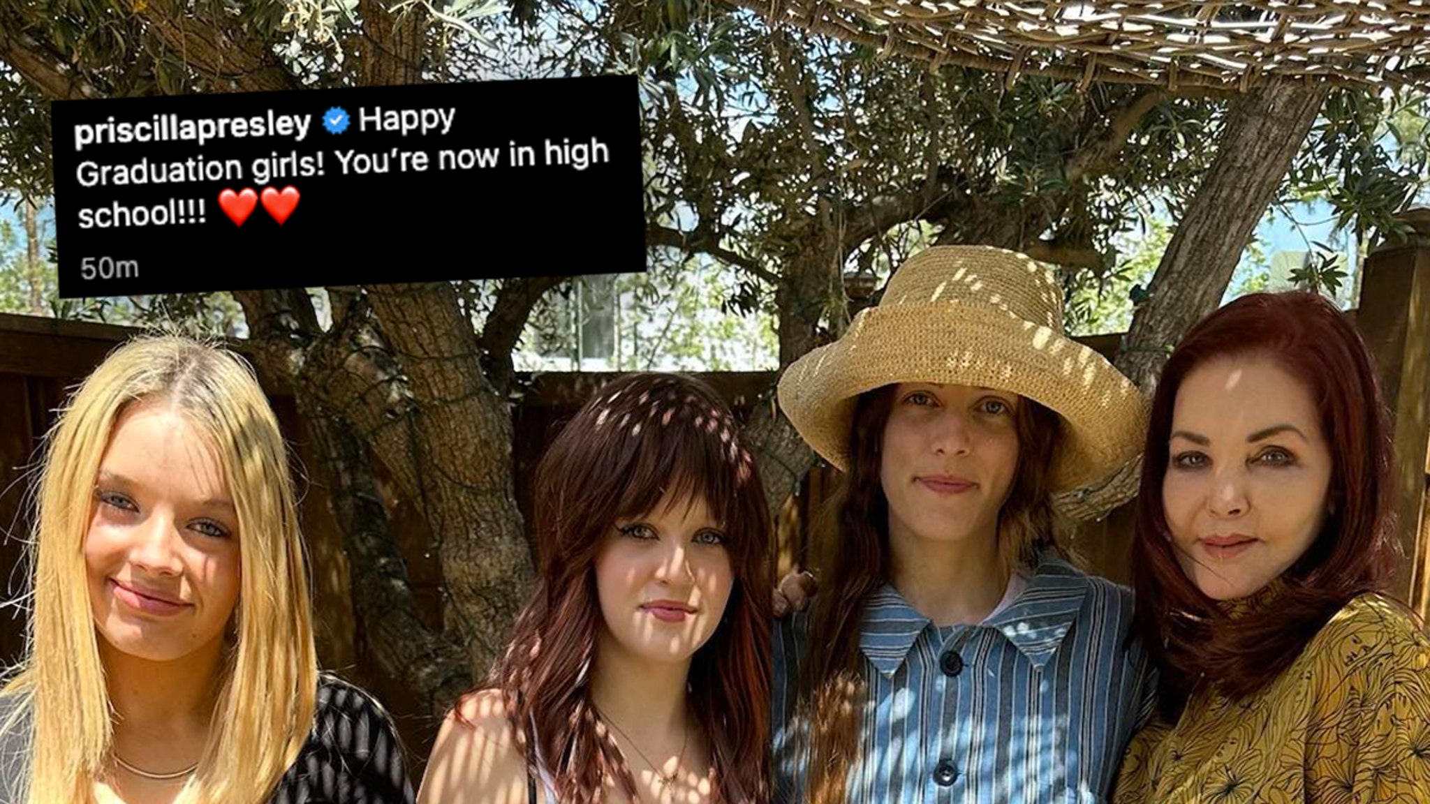 Featured image for Priscilla Presley Reunites with Lisa Marie's Daughters After Trust Dispute Ends