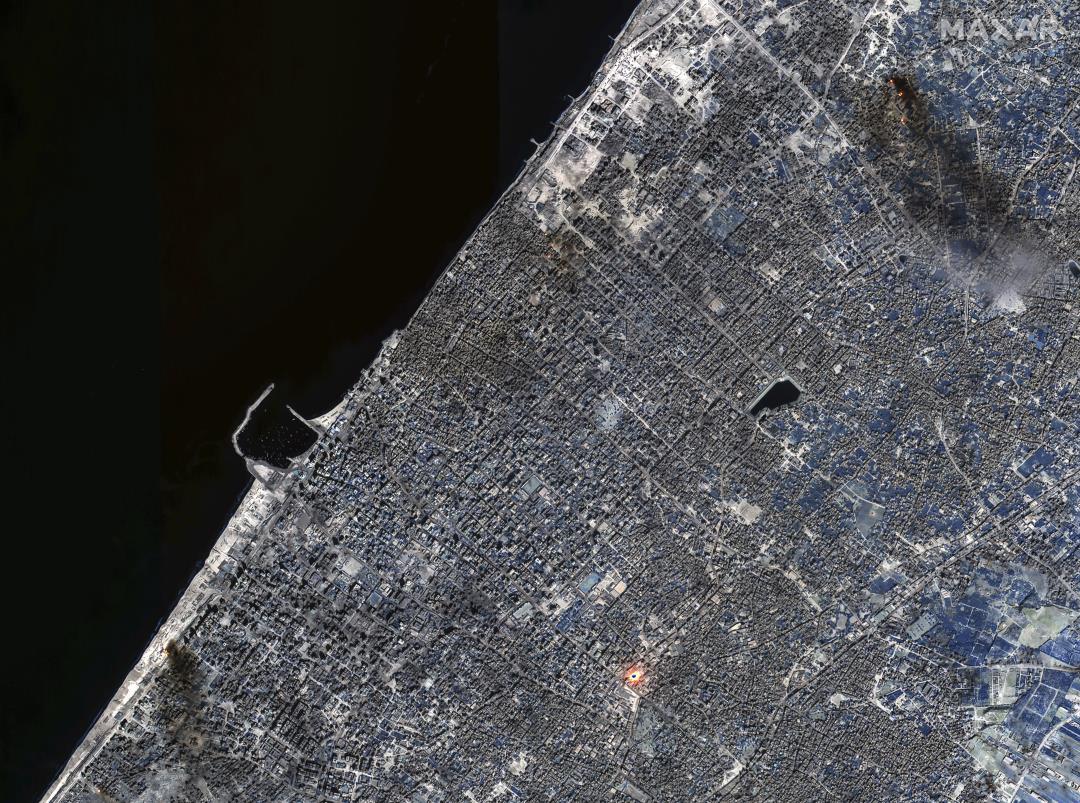 "Controversy Surrounds Obscured Satellite Images of Gaza"