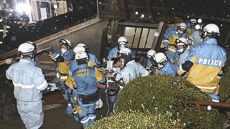 Featured image for "Nonagenarian Miraculously Rescued from Earthquake Aftermath in Japan"