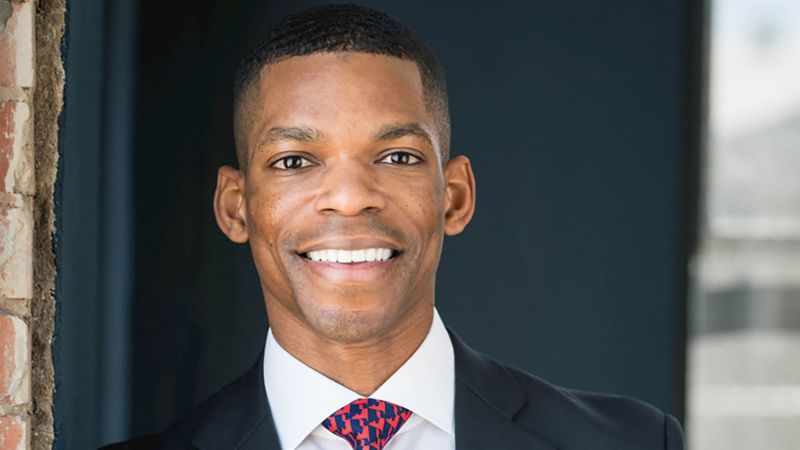 Former banker and veteran challenges George Santos in NY primary.