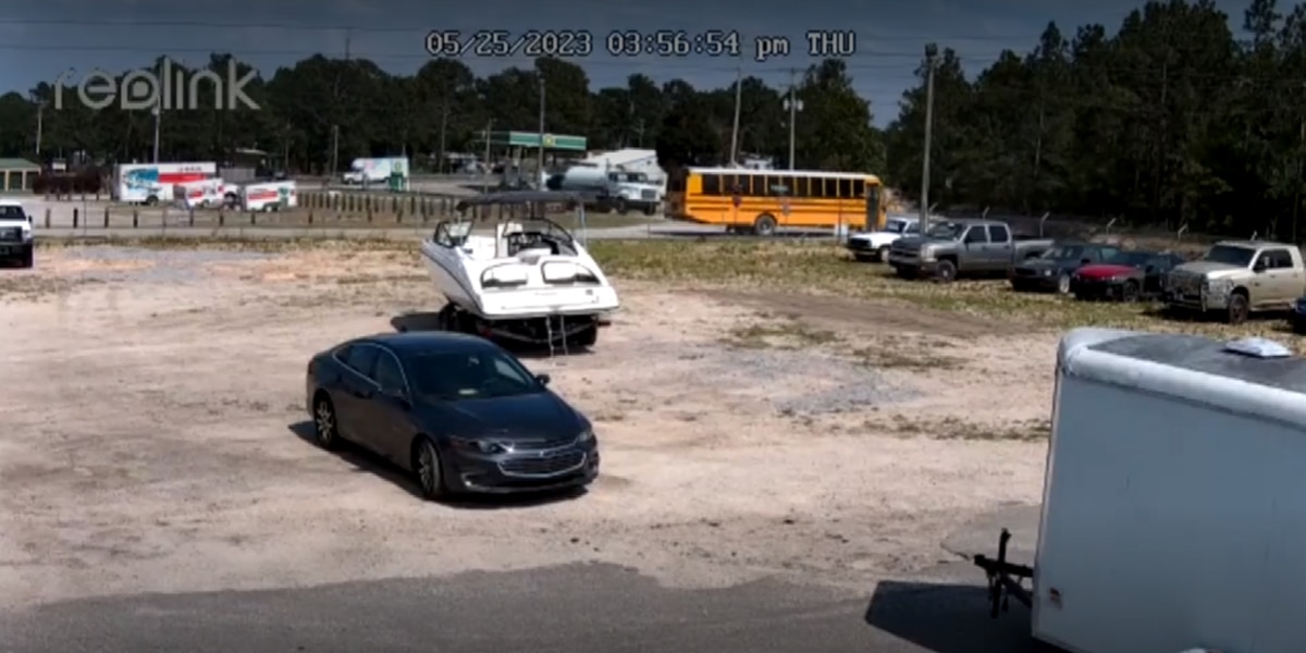 Terrifying School Bus and Tanker Collision Caught on Video in South Carolina