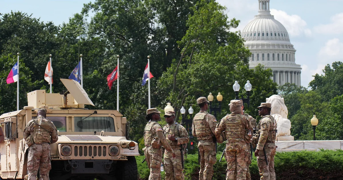 Pentagon Approves Armed National Guard in D.C. Amid Trump Crackdown