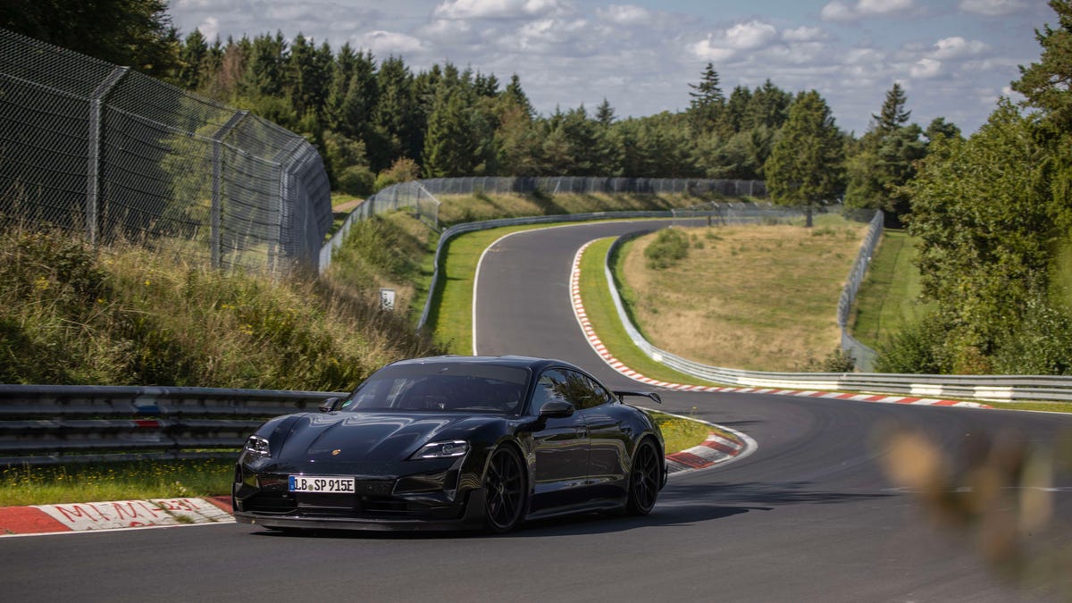 Porsche's Taycan Turbo EV Shatters Nürburgring Record, Outpaces Tesla