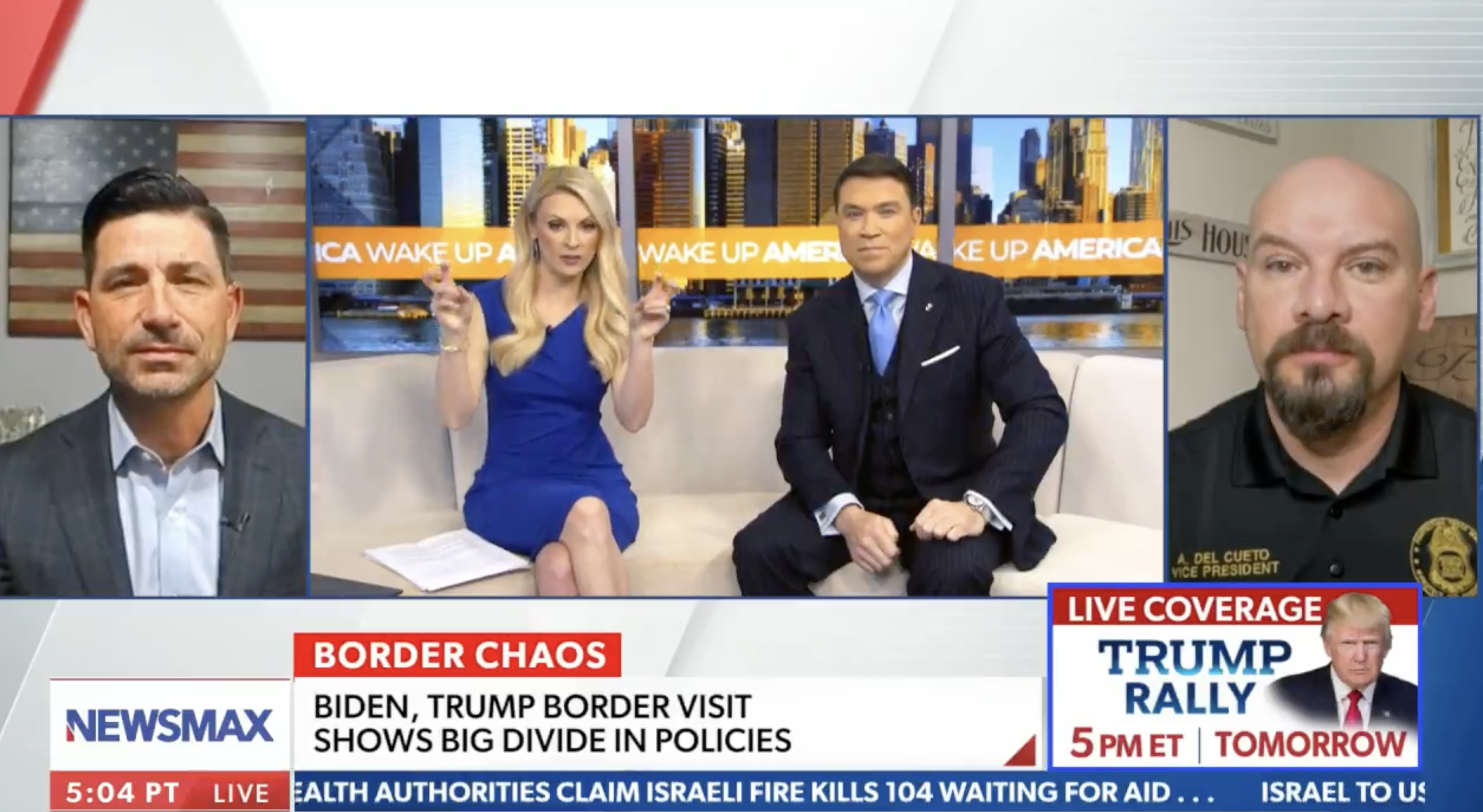 Border Duel: Outrage Over Dems' Bashing and Trump's Migrant Crime Warnings