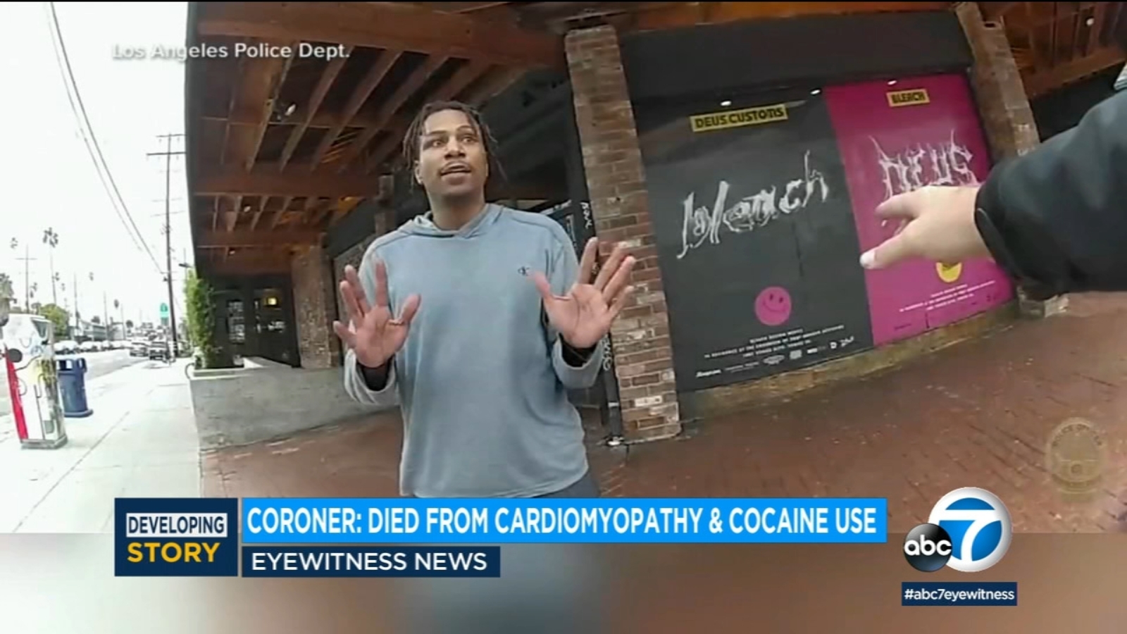 Featured image for Coroner links LAPD Taser incident to teacher's cocaine-related death.